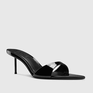 FEMME LA Marseille Slipper - Black Patent